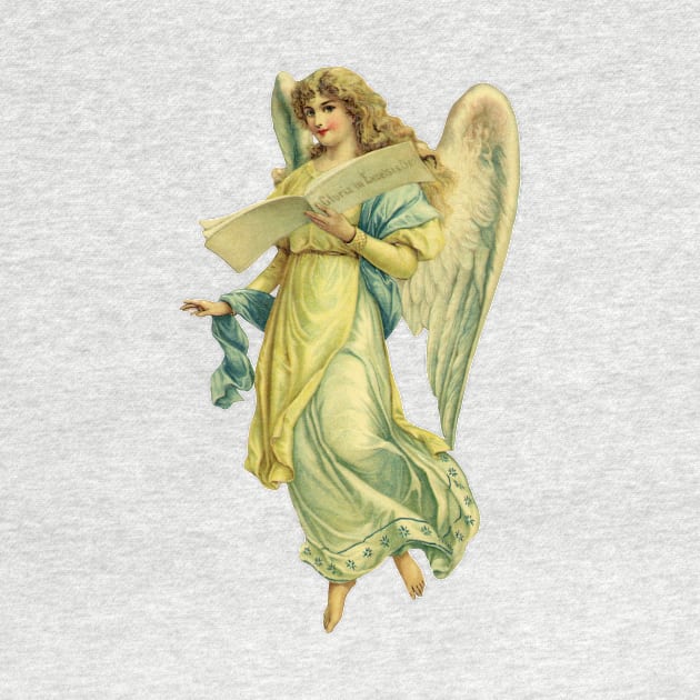 Vintage Victorian Christmas Angel by MasterpieceCafe